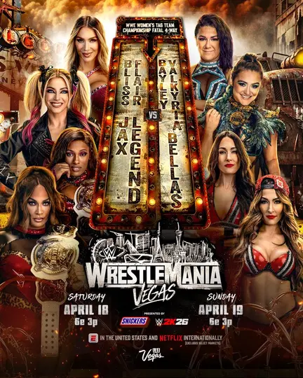 Fatal de 4 esquinas por los campeonatos en pareja femeninos | wwe