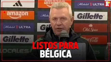Javier Aguirre listo para la prueba ante Bélgica