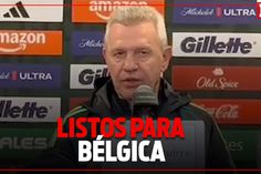 Javier Aguirre listo para la prueba ante Bélgica