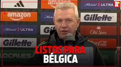 Javier Aguirre listo para la prueba ante Bélgica