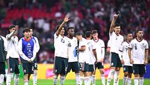 Jugadores de la Selección Mexicana después del partido amistoso contra Portugal | MEXSPORT