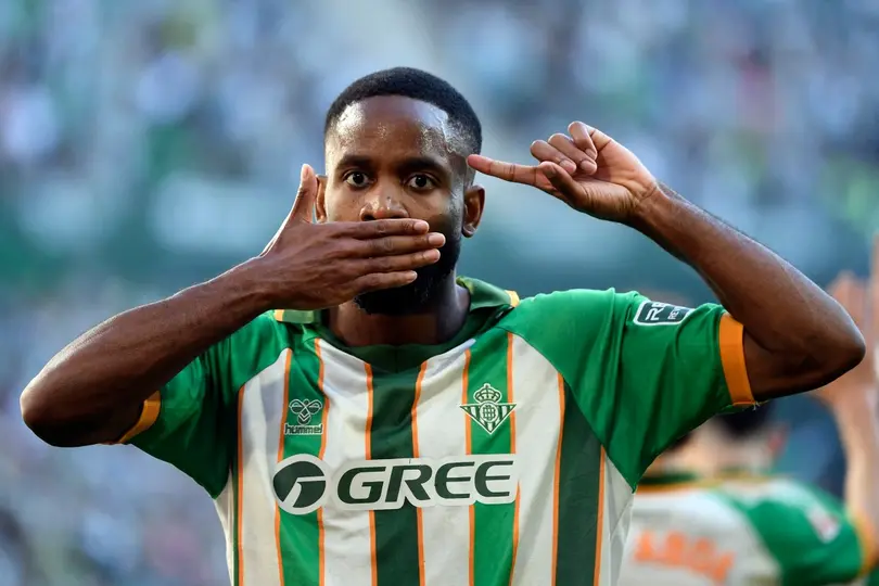 Cédric Bakambu, en el Real Betis | AFP