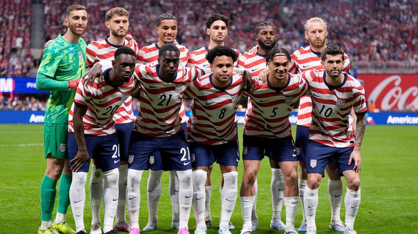 La Selección de Estados Unidos previo al partido amistoso contra Bélgica | AP