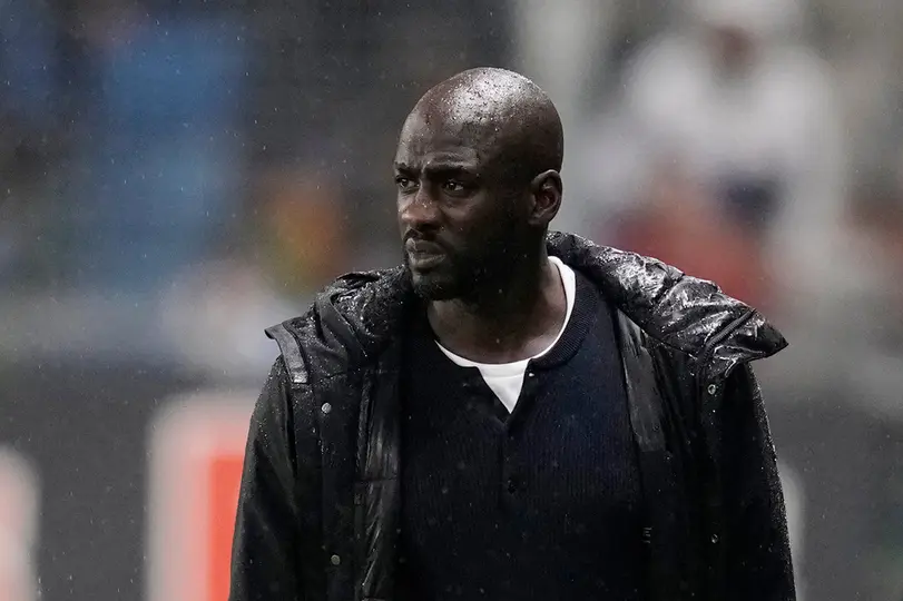 Otto Addo durante el partido entre Ghana y Brasil | AP