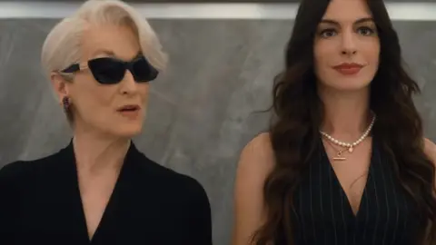 Meryl Streep y Anne Hathaway visitaron la CDMX para promocionar El Diablo Viste a la Moda 2./ RS