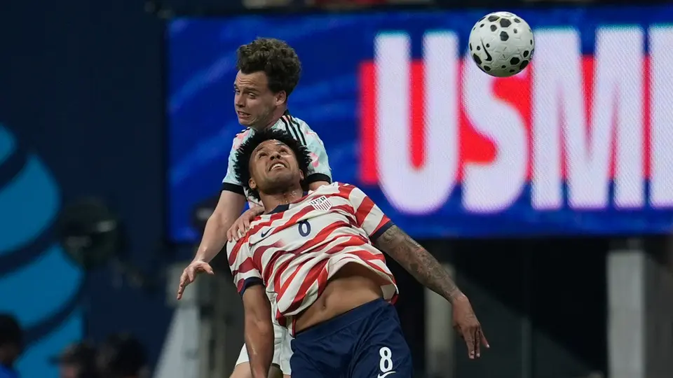 Meunier en el partido de la Selección de Bélgica contra Estados Unidos | AP