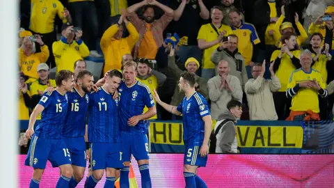 Suecia no ganó un solo partido en las eliminatorias UEFA, pero puede clasificar al Mundial 2026