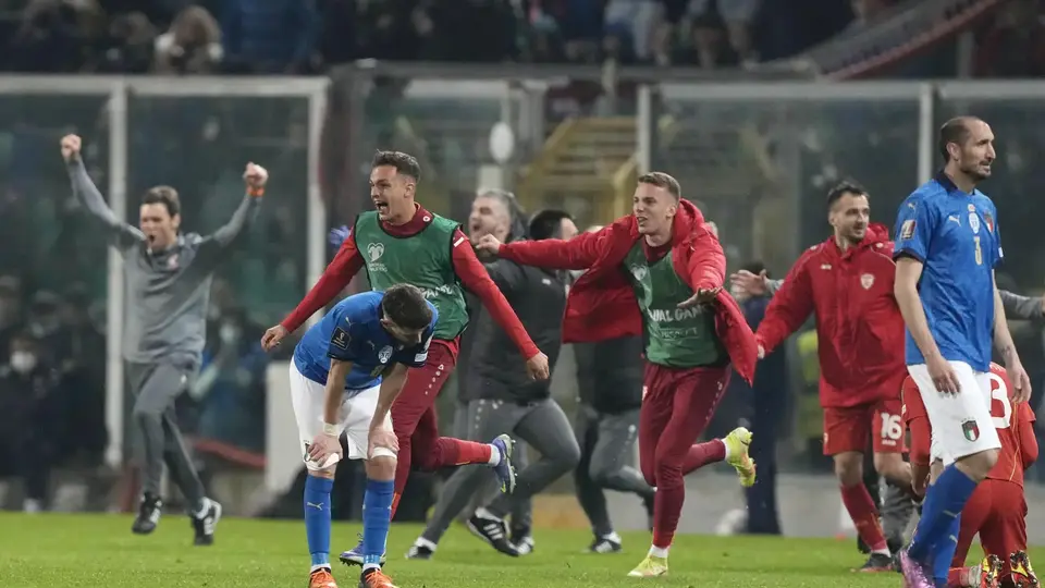 Italia eliminado por Macedonia | AP