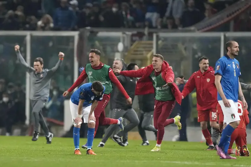 Italia eliminado por Macedonia | AP