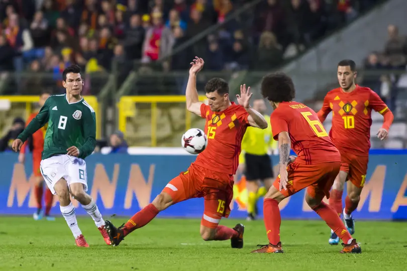 Chucky Lozano contra Bélgica en 2017 l MEXSPORT