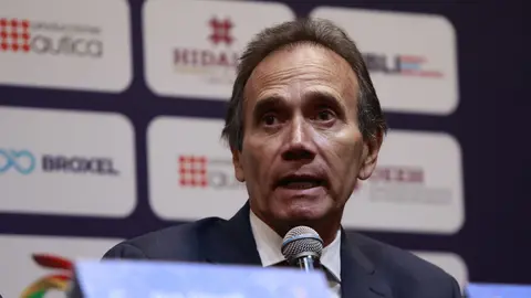 Fernando Quirarte en una conferencia de prensa l MEXSPORT