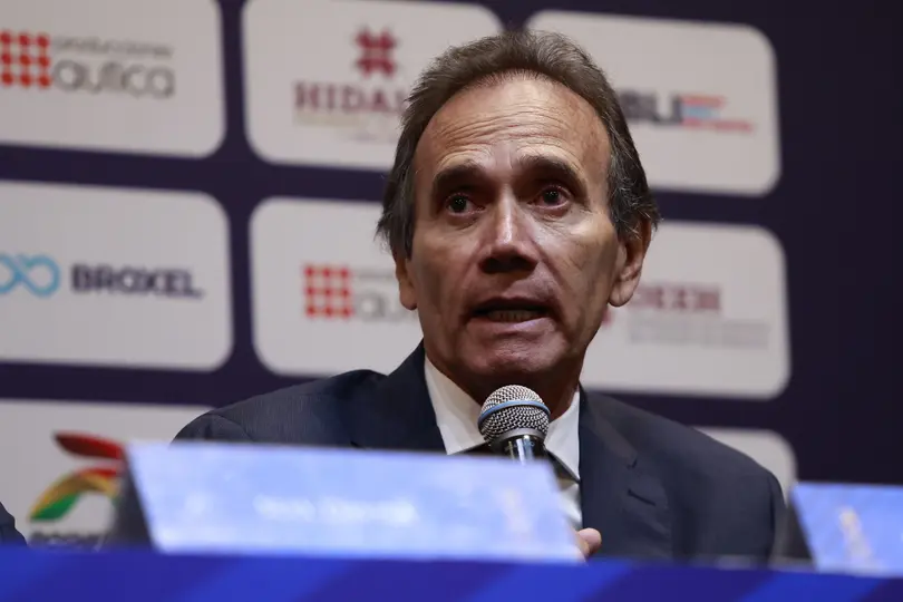 Fernando Quirarte en una conferencia de prensa l MEXSPORT