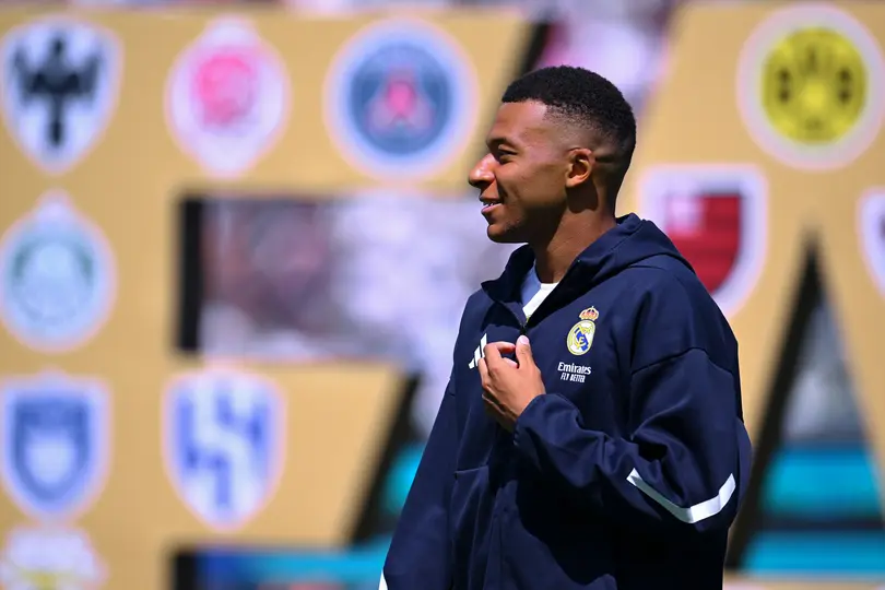 Kylian Mbappé llegando con Real Madrid l MEXSPORT
