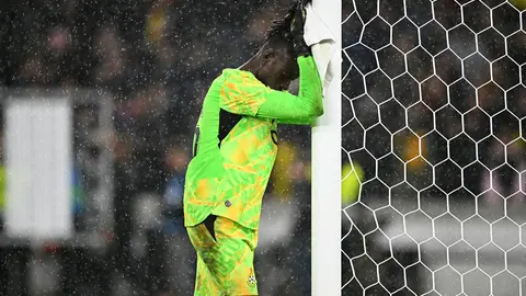 El portero Benjamin Asare en el partido amistoso entre la Selección de Ghana y de Alemania | AP