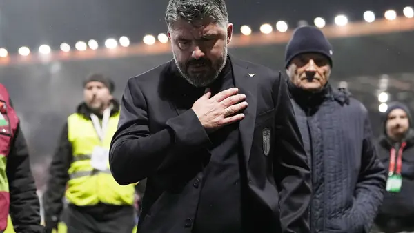 Gennaro Gattuso se lamenta ante la eliminación de Italia: "No nos merecíamos esto"