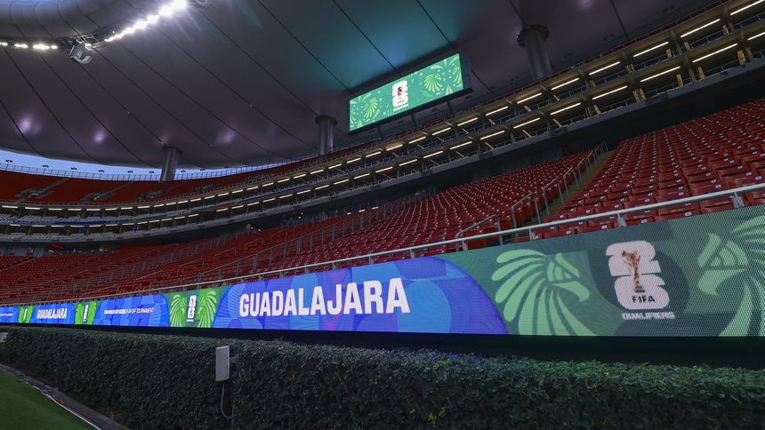 Estadio Guadalajara previo al partido entre Nueva Caledonia y Jamaica en el Repechaje del Mundial 2026 | MEXSPORT