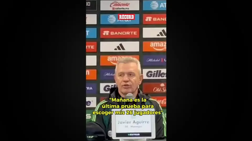 Javier Aguirre asegura que el duelo ante Bélgica es la última prueba para su convocatoria