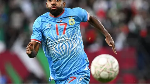 Cédric Bakambu, con el Congo | AFP