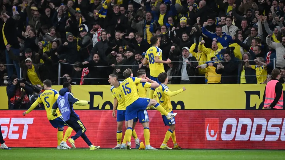 Gol de  Viktor Gyökeres ante Polonia | AFP