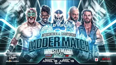 Penta defenderá el campeonato Intercontinental en lucha de escaleras en WrestleMania 42