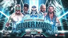 Penta defenderá el campeonato Intercontinental en lucha de escaleras en WrestleMania 42