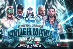 Penta defenderá el campeonato Intercontinental en lucha de escaleras en WrestleMania 42