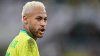 ¡Todo un fan! Neymar Jr. apoyó a Brasil en su partido ante Francia