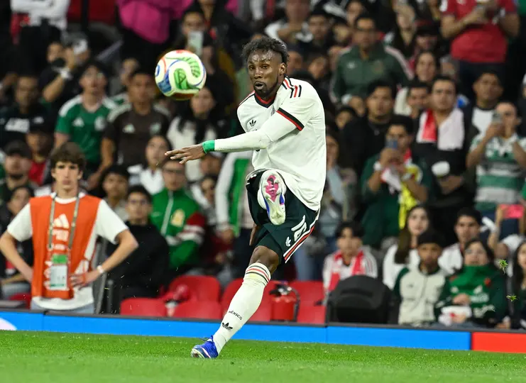 Julián Quiñones con la Selección Mexicana en el amistoso contra Portugal | MEXSPORT