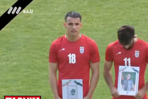 Selección de Irán exhibe imágenes de menores fallecidos previo a duelo ante Costa Rica