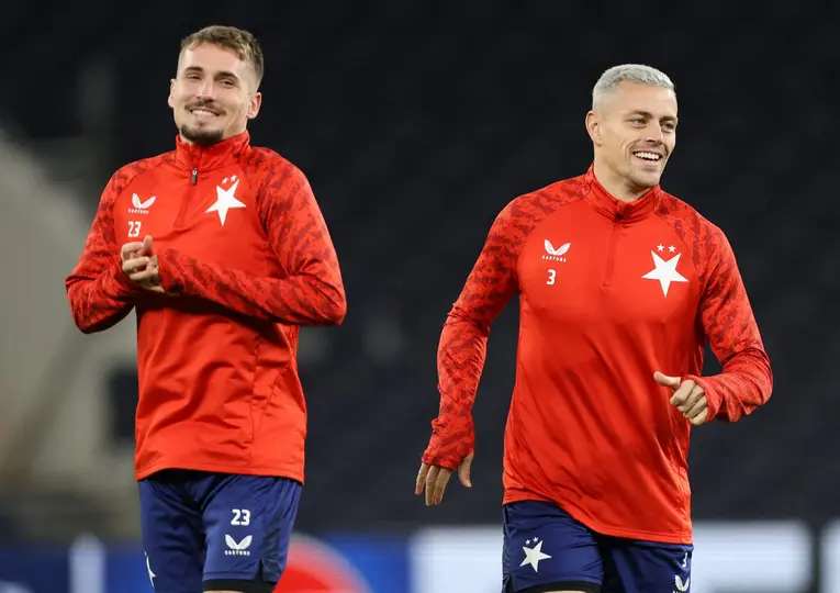 Michal Sadílek, con Slavia Praga | AFP