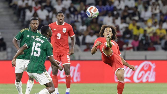 Adalberto Carrasquilla en el partido amistoso de Sudáfrica contra Panamá | AFP