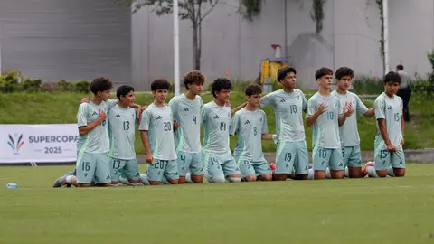 Jugadores de la Selección Mexicana Sub-17 en un torneo de 2025 | IMAGO 7