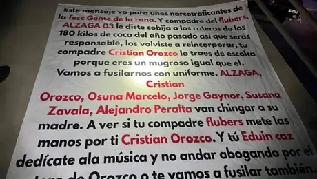 “Y tú, Eduin Caz, dedícate a la música”: narcomanta amenaza al vocalista de Grupo Firme