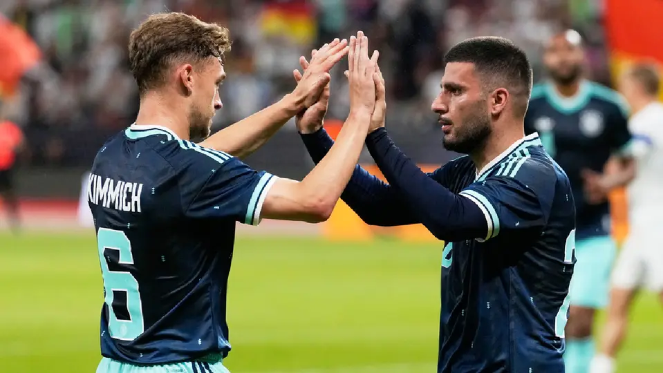 Joshua Kimmich y Deniz Undav, de Alemania | AP