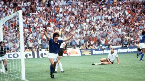 Paolo Rossi, en el Mundial de España 1982 | AFP