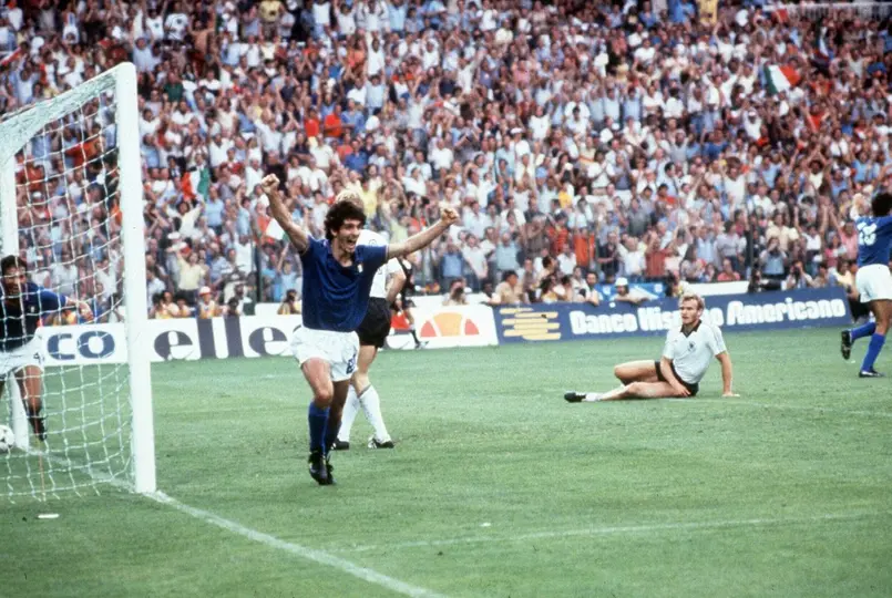 Paolo Rossi, en el Mundial de España 1982 | AFP