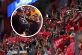¡Abuso de autoridad! Policía suelta cachetadón a un aficionado del Toluca en el Nemesio Diez