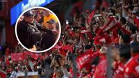 ¡Abuso de autoridad! Policía suelta cachetadón a un aficionado del Toluca en el Nemesio Diez