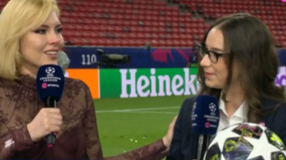 Miroslava Montemayor con Majo González l CAPTURA de TNT Sports