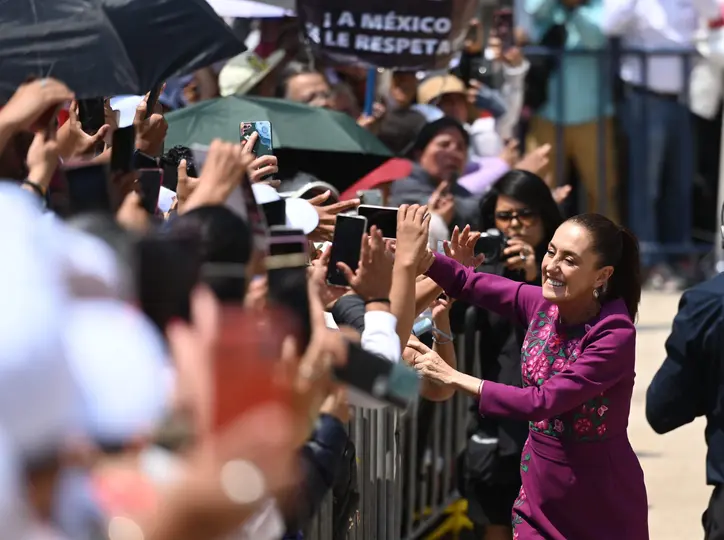 El informe se realizó bajo el lema “Honestidad, resultados y amor al pueblo y a la patria”./ Gobierno de México