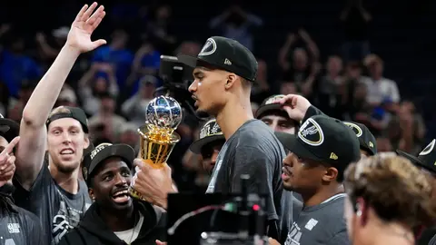 Victor Wembanyama campeón con San Antonio | AP