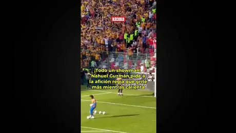 ¡Showman! Nahuel Guzmán prendió a la afición de Tigres con este gesto
