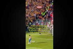 ¡Showman! Nahuel Guzmán prendió a la afición de Tigres con este gesto