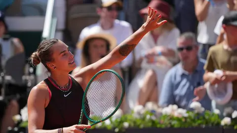 Aryna Sabalenka en Francia | AP