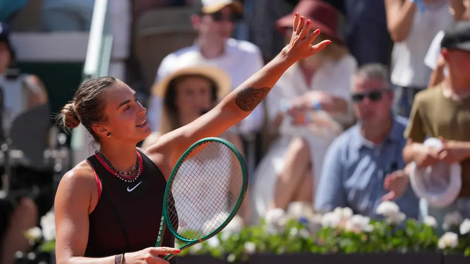 Aryna Sabalenka en Francia | AP