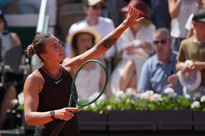 Aryna Sabalenka en Francia | AP