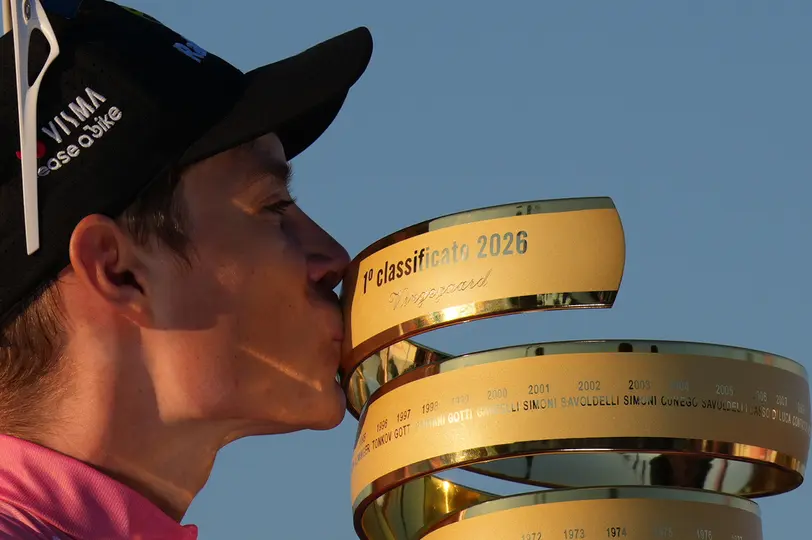 Jonas Vingegaard tras ganar el Giro de Italia | AP
