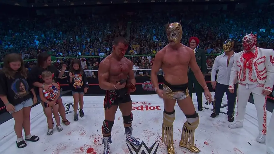 Chad Gable reveló ser él quien daba vida al Original Grande Americano | Captura de pantalla