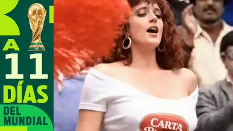 A 11 días: 'La Chiquitibum', la chica que robó cámara en el Mundial México 1986