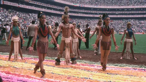 El Estadio Azteca, en la inauguración en México 1986. l MEXSPORT